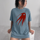 Y2K Meteor Grunge Tee / Grunge Cosmic Streetwear Shirt