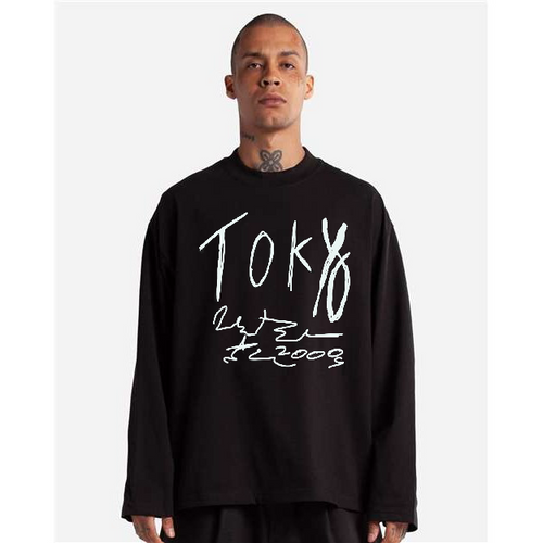 Y2K Tokyo Grunge Longsleeve / Grunge Streetwear City Tee